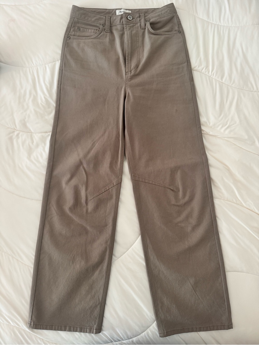 ROWAN Marilee 5-Pocket Pant Size 25 in Stone - Picture 3 of 15